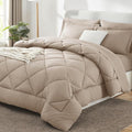 CozyLux Full Size Comforter Sets Wheat by CozyLux