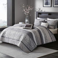 Madison Park King Quilt Set Lustrous Jacquard & Glitter Accent Coverlet Set by MADISONPARK