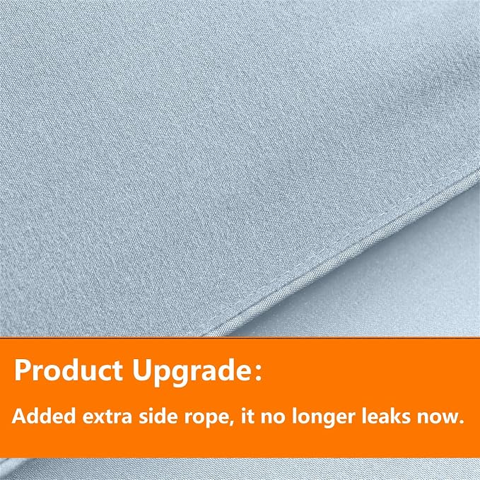 TAIMIT Light Blue King Comforter Set - Image 3