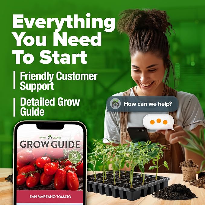 HOME GROWN San Marzano Tomato Seeds 132+ Heirloom Non-GMO Seeds - Image 7
