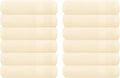 GLAMBURG Ultra Soft 12-Piece Washcloths Set 13x13-100% Ringspun Cotton by GLAMBURG
