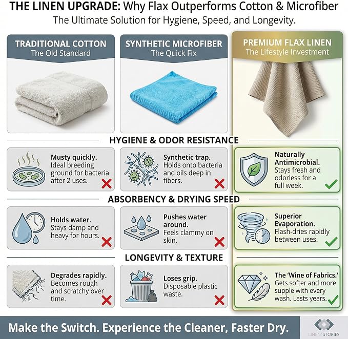 100% Linen Bath Sheet 35x70-inch - Image 9