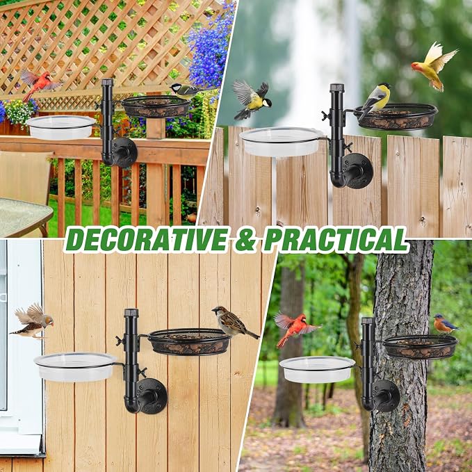 Urban Deco Wall Mounted Bird Feeder - Image 2