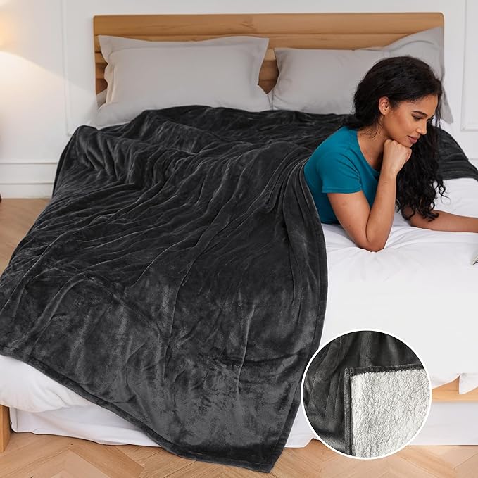 Heated Blanket Electric Blanket Queen Size 84''x90'' - Image 3