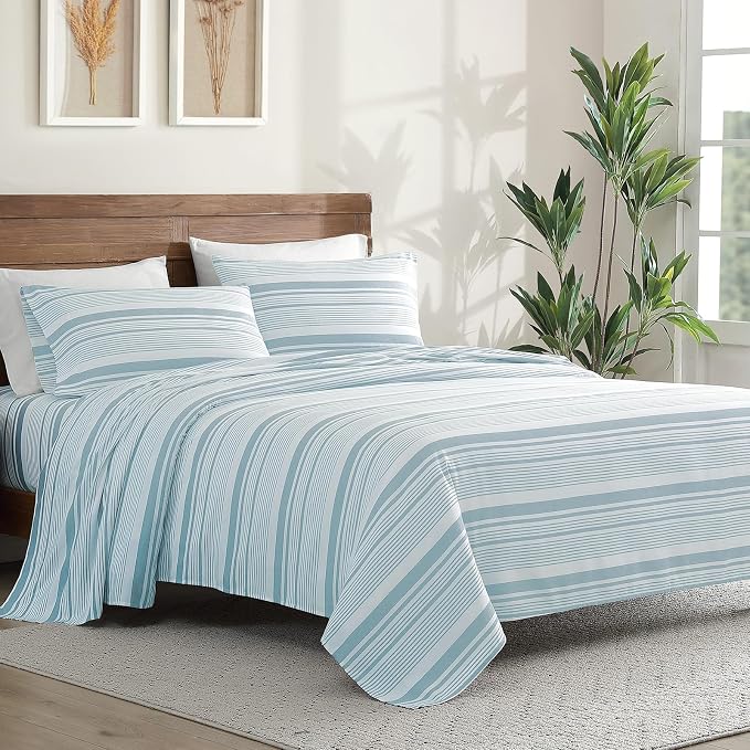 ClevaHome Classic Stripe Sheet Set - Image 2