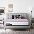 Lucid 4 Inch Lavender Memory Foam Mattress Topper, California King Size – by Lucid