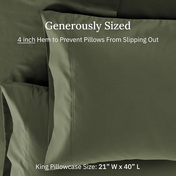 California Design Den King Size Pillowcase Set of 2 - Image 5