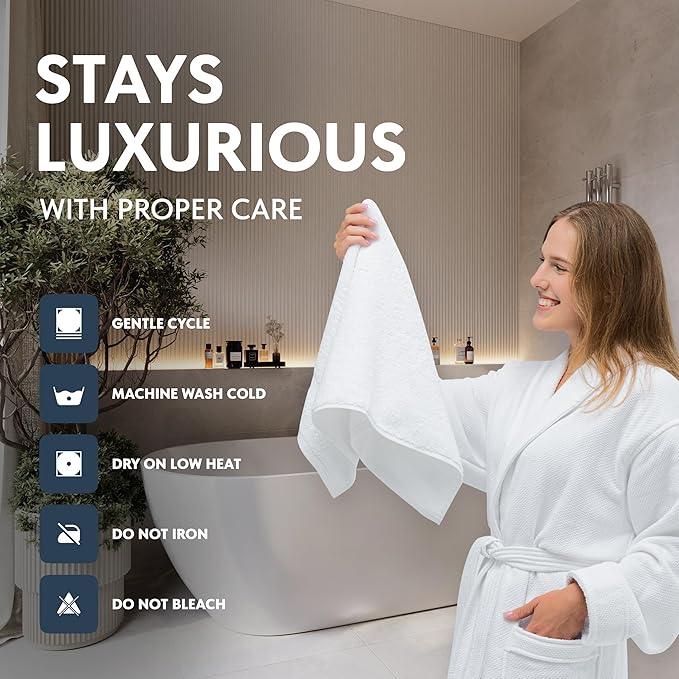 Luxury White Hand Towels - Image 5