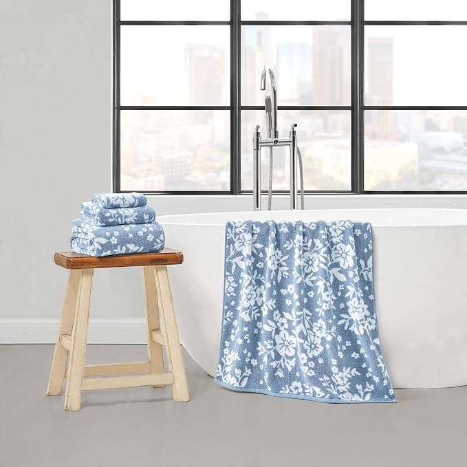 Lucky Brand Folk Floral 6 Piece Bath Towel Set - Image 6