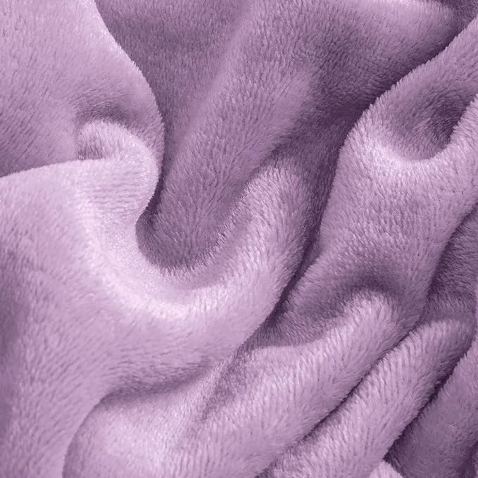BEDELITE Flannel Sheets Twin Size Lavender - Image 5
