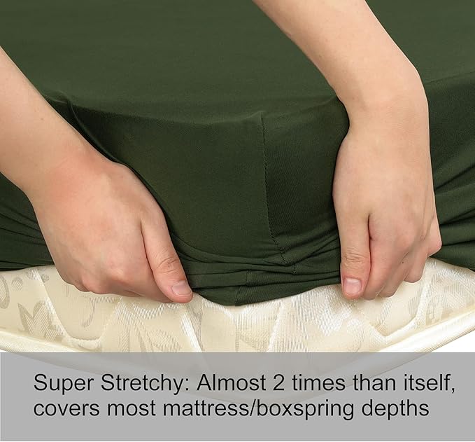 Soft Stretch King Size Fitted Sheet Only - Image 6
