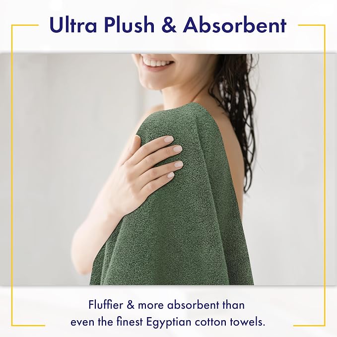 Alusa Home Ultra Soft & Plush Viscose from Bamboo Bath Towels - Image 3
