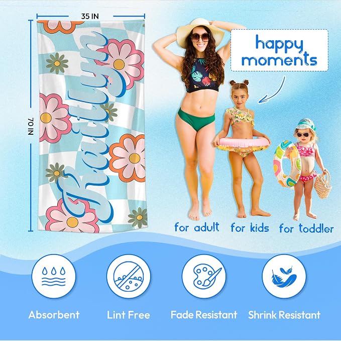 JML Personalized Beach Towel - Image 3