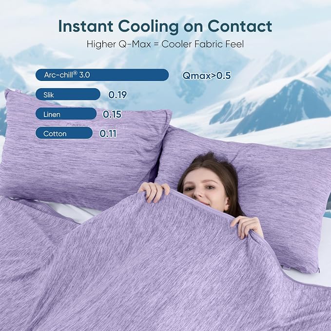 Elegear Revolutionary Cooling Blanket Twin, Absorbs Heat to Keep Body Cool - Image 3
