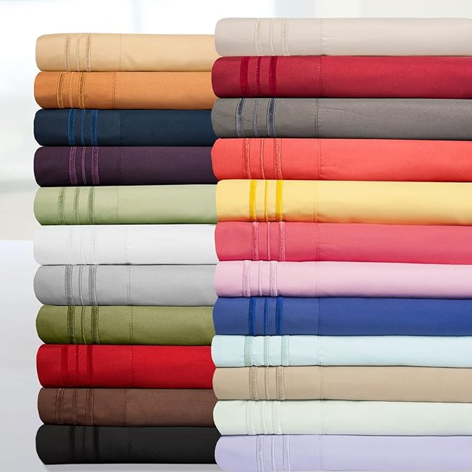 Twin Sheets - Breathable Luxury Sheets - 1800 Supreme Collection Extra Soft - Image 4