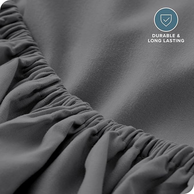 Bare Home Fitted Bottom Sheet Twin Extra Long - Image 5