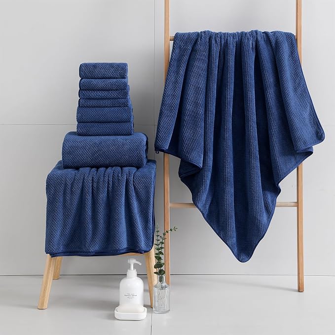 18 Piece Microfiber Bath Towels Set - Image 2