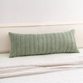 Aegero Corduroy Decorative Throw Pillow Covers 14x36 Inch Soft Striped Pillow by Unknown