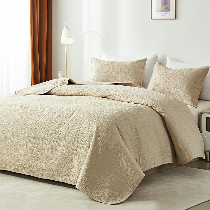 akkialla Twin Quilt Bedding Set, Lightweight Soft Bedspread Coverlet, Modern - Image 2