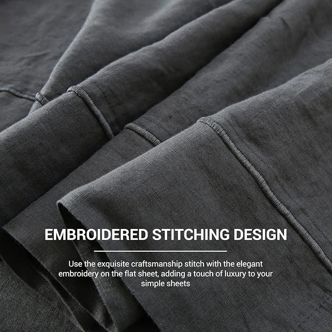 Simple&Opulence French Linen Flat Sheet - Image 5