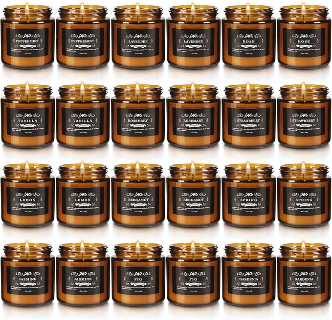 YOROXRG 24 Pcs Scented Candles by YOROXRG