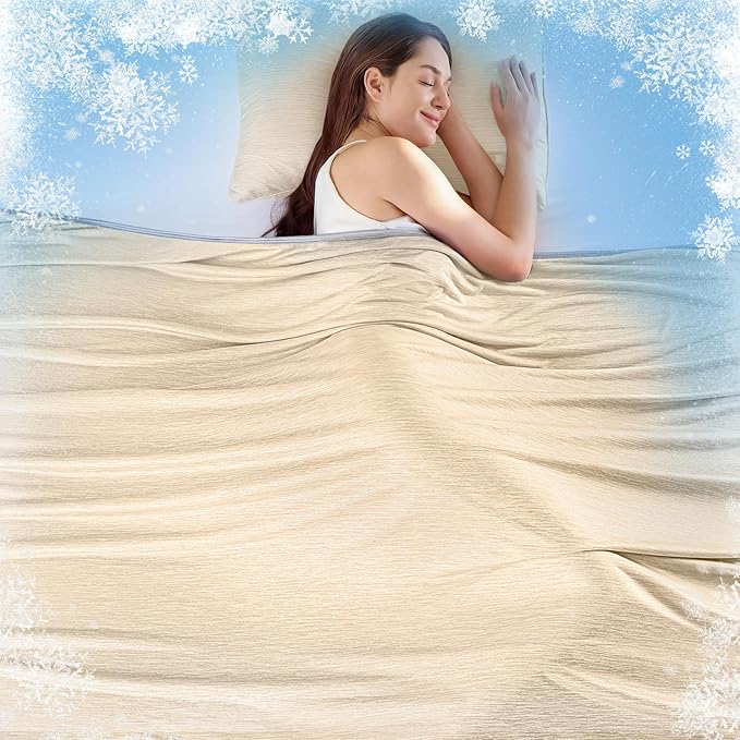 KMUSET Cooling Blanket Twin XL, Double Sided Summer Cooling Blankets by COZYBLANKETHappyHomeLife
