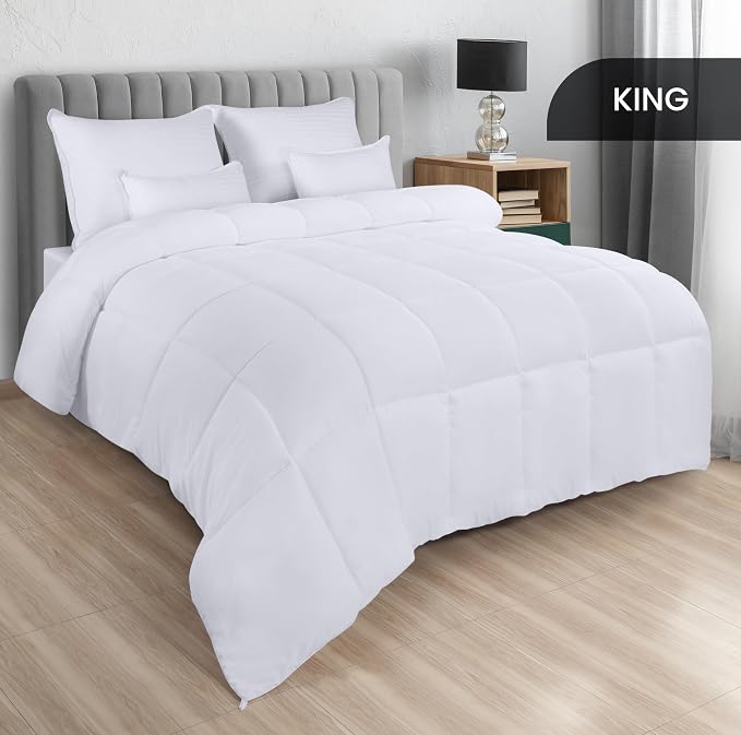 Utopia Bedding Comforters King Size, All Season Duvet Insert, Down Alternative - Image 3