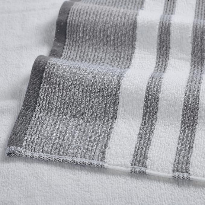 Modern Threads 6-Piece Towel Set – 100% Cotton, Quick Dry, Ultra Absorbent – - Image 3