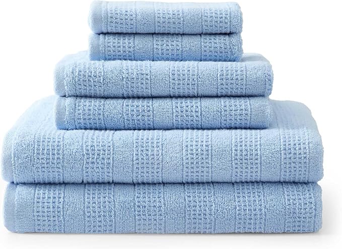 Martha Stewart - Bath Towels, Soft & Absorbent 100% Cotton Towels, Solid 500 GSM by MarthaStewart