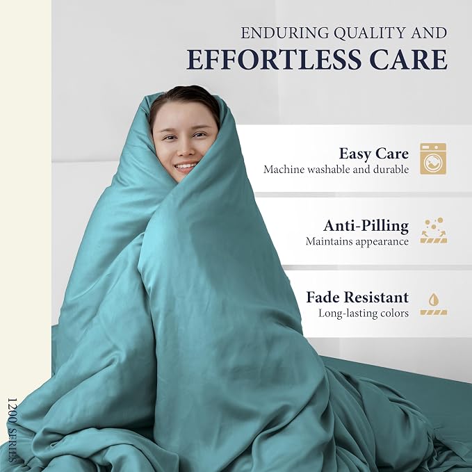 100% Egyptian Cotton Sheets California King Size - Image 7