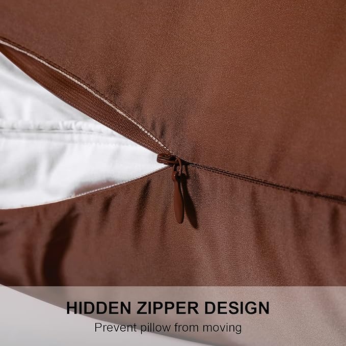 Mulberry Silk Pillowcase for Hair and Skin, Standard Size Cooling Silk Pillow - Image 3