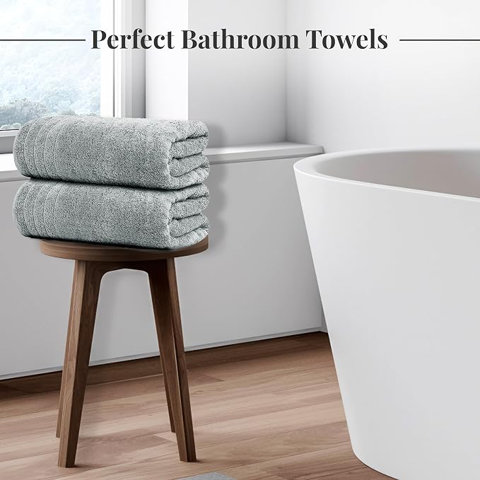 Tens Towels Pack of 8 Towels Set, 2 Extra Large Bath, 2 Hand, 4 Washcloths - Image 4