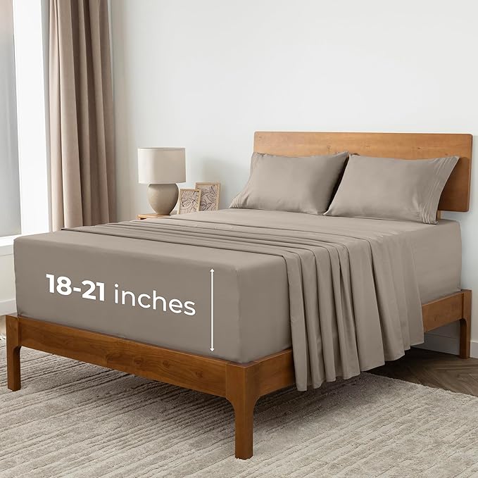 Mellanni Extra Deep Split King Sheets by Mellanni