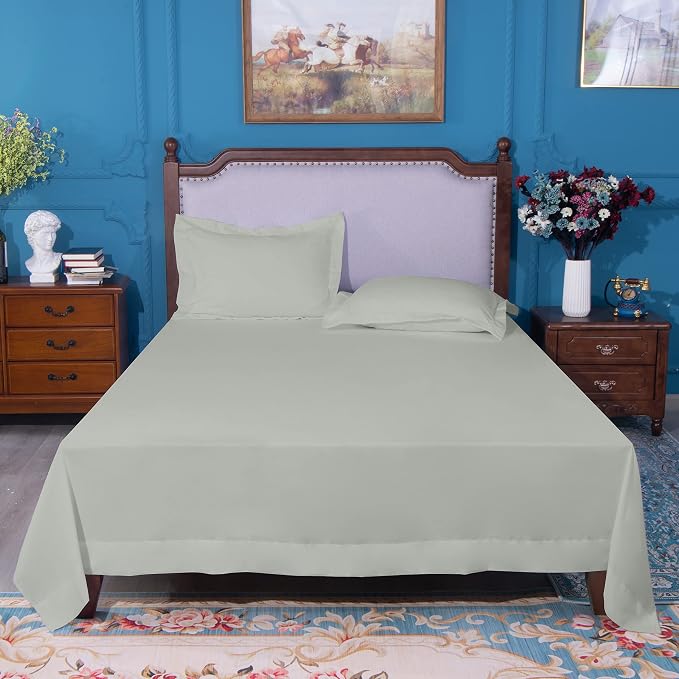 NTBAY Twin Extra-Long Flat Sheet Only - Image 4