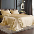 BEDELITE Satin Sheets Full Size Bed Set, Luxury Soft Champagne Silky Sheets by BEDELITE