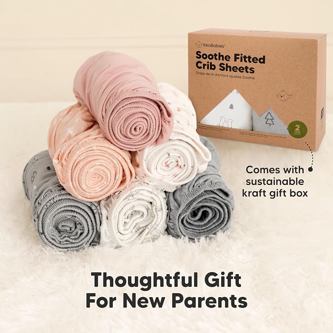 KeaBabies 2-Pack Organic Crib Sheets - Image 9