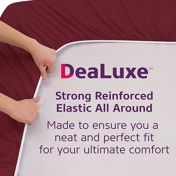 Deep Fitted Sheets King – King Size Fitted Sheet Only Deep Pocket – 21” King - Image 4