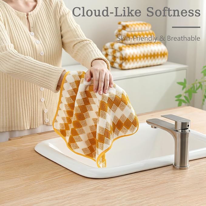 8 Piece Bathroom Towel Set |2 Oversized Bath Towels, 2 Hand Towels, 4 - Image 8