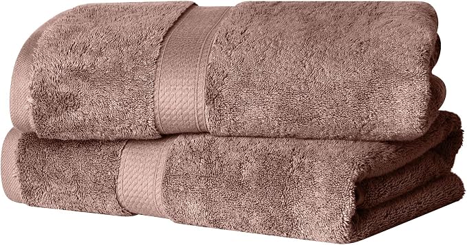 Superior Egyptian Cotton Pile Bath Towels, Ultra Soft Luxury Towel, Thick Plush - Image 2
