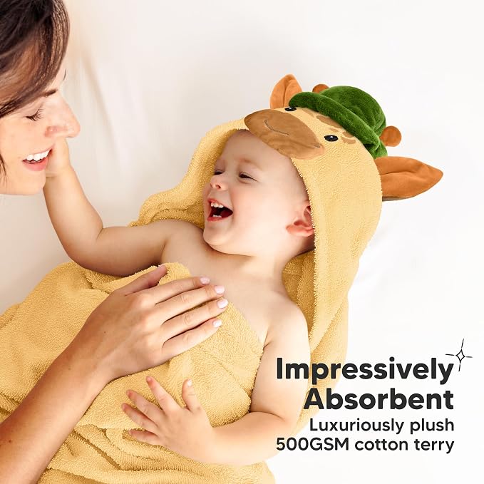 KeaBabies Organic Baby Towel - Image 5