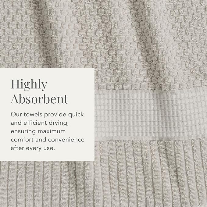 NY Loft 100% Cotton Hand Towel 6 Pack | Super Soft & Absorbent Quick-Dry Hand - Image 7