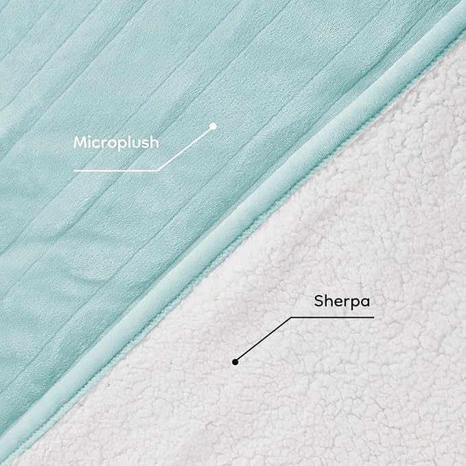 LaffyLo Electric Heated Blanket King Size 90 x 100, Dual Control, Fast Heating - Image 4