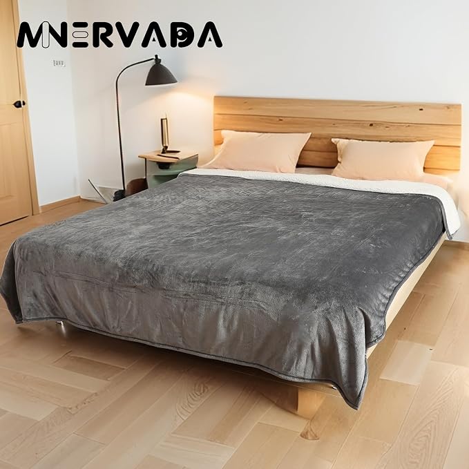 Heated Blanket Electric Blanket Queen Size 84''x90'' - Image 2