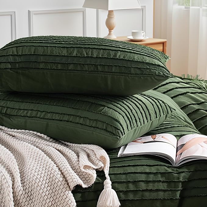NEXHOME PRO Duvet Cover, 3 Pieces Boho Tufted Duvet Cover Set, Soft and - Image 7