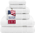 Hotel & Spa Quality Super Absorbent and Soft, 6 Piece Turkish Towel Set by AmericanVeteranTowel