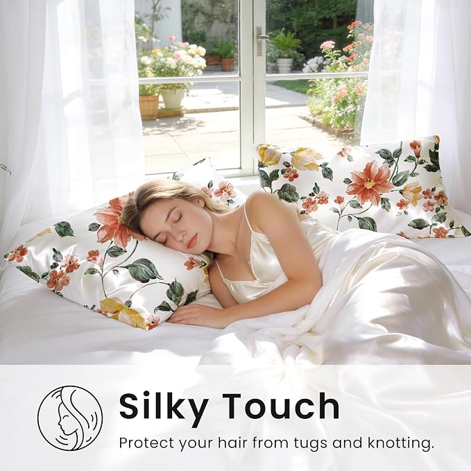 EXQ Home Satin Pillowcase for Hair and Skin Queen - Image 4