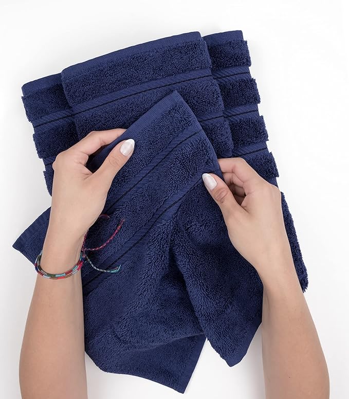 American Soft Linen Luxury 6 Piece Towel Set, 2 Bath Towels 2 Hand Towel 2 - Image 6