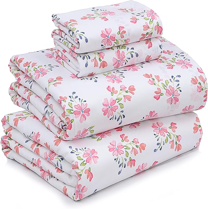 RUVANTI 100% Cotton Sheets – California King Percale Bedding, Cooling & by Ruvanti