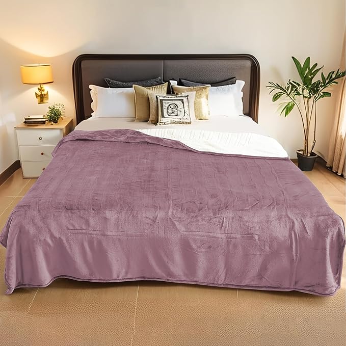 LaffyLo Electric Heated Blanket Queen Size 84 x 90, Dual Control, Fast Heating - Image 6