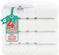 American Soft Linen Luxury 4 Piece Bath Towel Set, 600 GSM 100% Cotton Turkish by AmericanSoftLinen